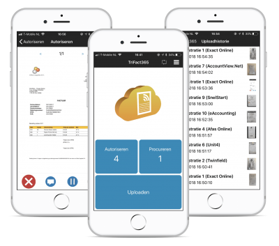 Bonnetjes scannen met de app TriFact365
