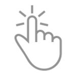 Digital hand with pointin forefinger for cookies