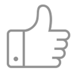 Digital hand with thumb up for list of subprocessors