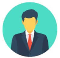 Man in suit with red tie