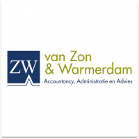 Logo van Zon & Warmerdam Accountancy, Administratie en Advies werkt ook met Unit4 Scan & Herken software van TriFact365