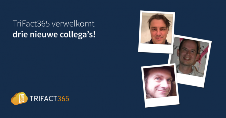 Developers werken bij TriFact365. Foto's van de 3 nieuwe developers die in 2020 bij TriFact365 zijn gestart.