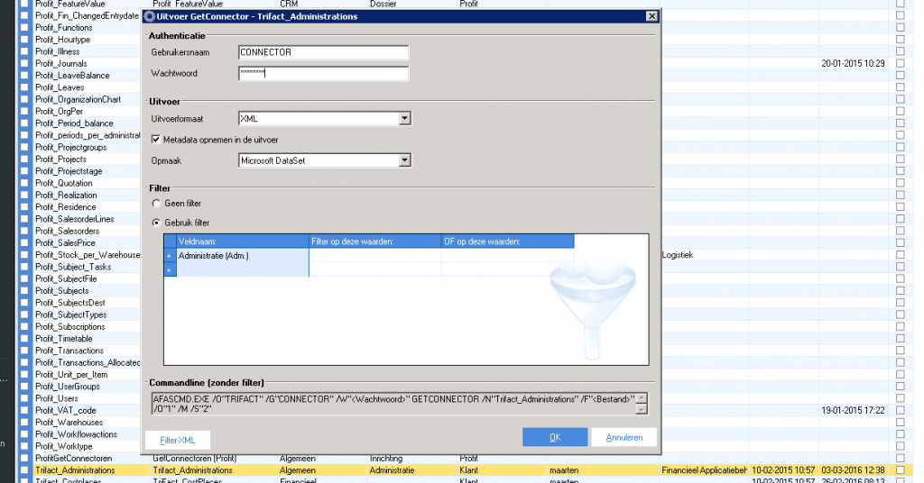 AFAS werking GetConnector