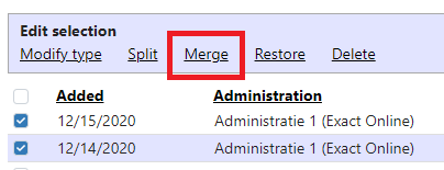 Merging documents