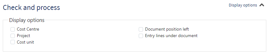 TriFact365 display options