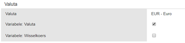 TriFact365 - exact online foreign currency settings