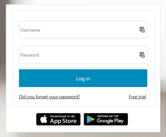 TriFact365 login screen