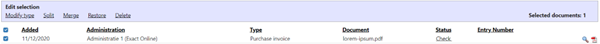 TriFact365 splitting files from the backlog