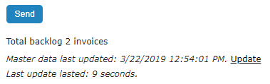 TriFact365 update masterdata button