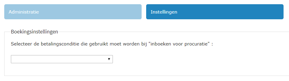 Unit4 administratie instellingen