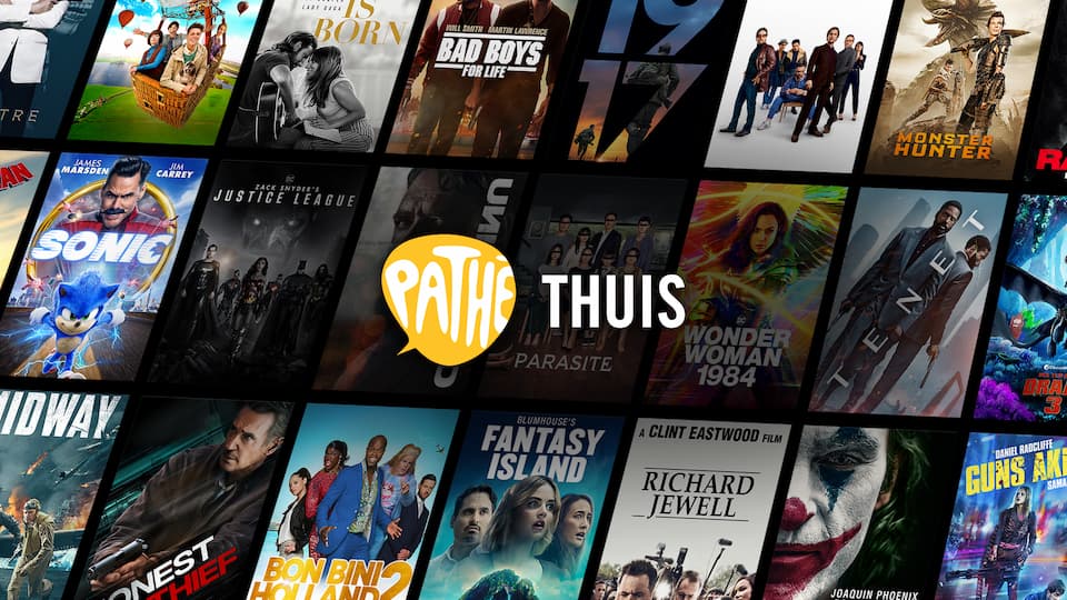 Pathe home, logo, movies